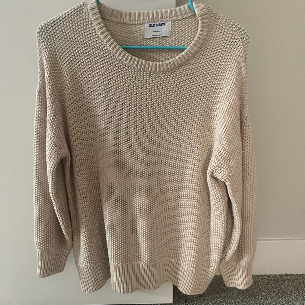 Cream sweater